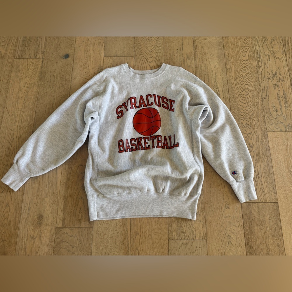 Vintage Champion Syracuse Basketball Crewneck Sweatshirt Mens XL